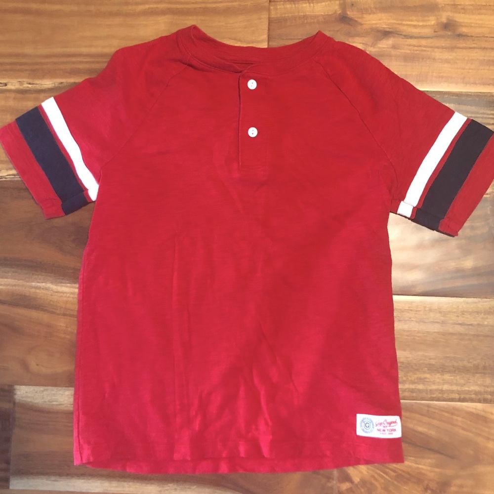 NEW GAP Henley Button Shirt, kids L